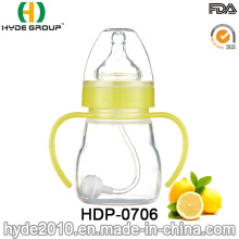 Biberon en plastique sans BPA de 150ml nourrissant (HDP-0706)